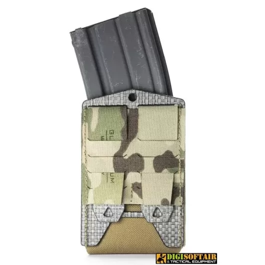 Multicam Hybrid Mag Pouch - Rifle, Black Folium