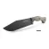 Carnera Viper Tecnocut VT4006BKBW machete with black coating "Aspis"