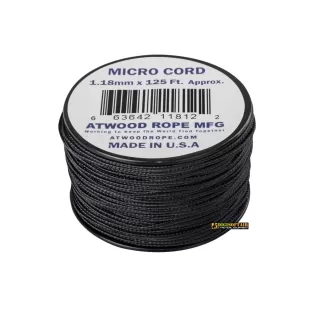 Vendita online Atwood Rope MFG Micro Cord 38m Black