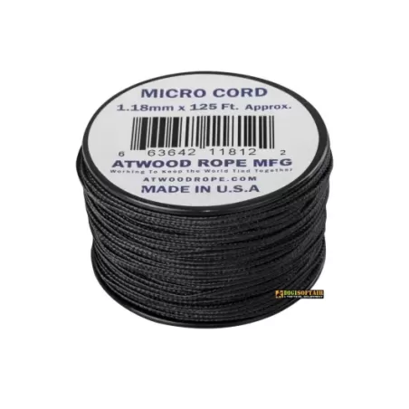 Buy Atwood Rope MFG Micro Cord 125ft Black