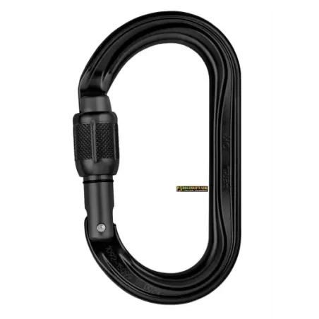 Petzl Black Carabiner OK, with SCREW-LOCK Petzl Black Carabiner OK, with SCREW-LOCK