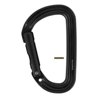 Petzl Moschettone nero SM'D, senza bloccaggio