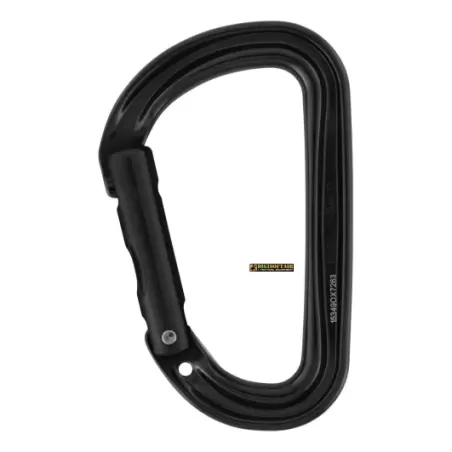 Petzl Moschettone nero SM'D, senza bloccaggio  Petzl Moschettone nero SM'D, senza bloccaggio