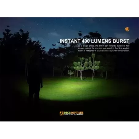 Fenix E05R Torcia portachiavi da 400 lumen