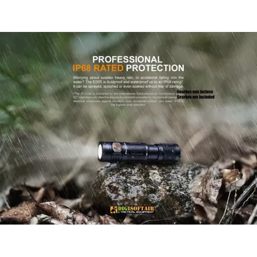 Fenix E05R Torcia portachiavi da 400 lumen