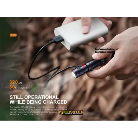 Fenix E05R Torcia portachiavi da 400 lumen