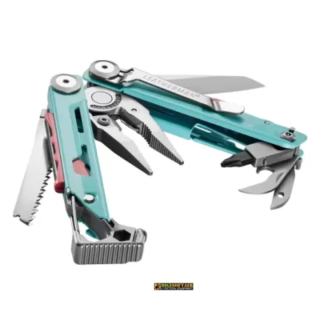 Leatherman Water Signal Multitool, with satin plier