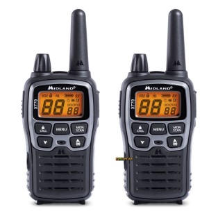 Midland XT70 — Dual Band Walkie Talkie, Range up to 12 km