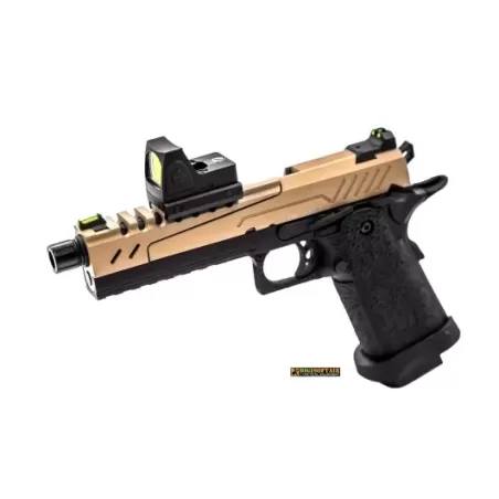 Vorsk Hi-Capa 5.1S Tan Black color, red dot included