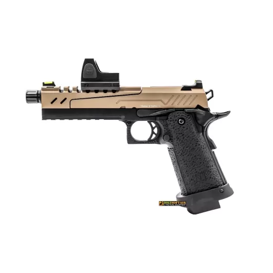 Vorsk Hi-Capa 5.1S Tan Black color, red dot incluso