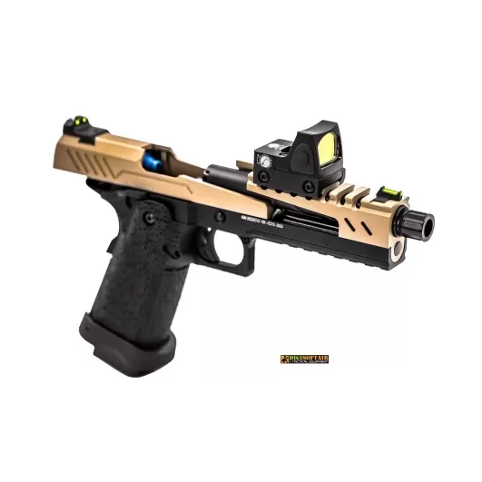 Vorsk Hi-Capa 5.1S Tan Black color, red dot incluso