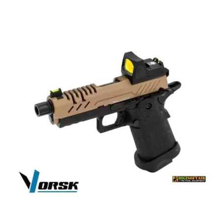 Vorsk Hi-Capa 3.8 PRO Tan/Bronze with Red Dot