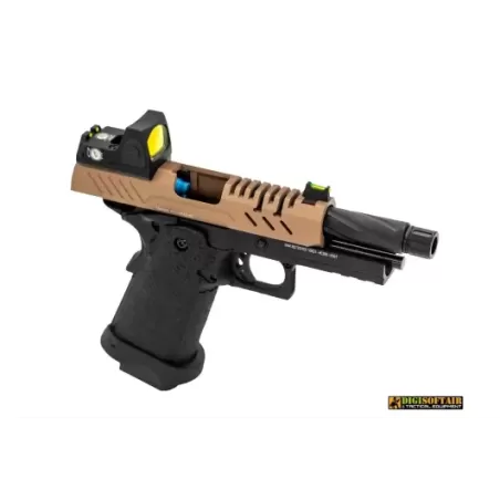 Vorsk Hi-Capa 3.8 PRO Tan/Bronze with Red Dot