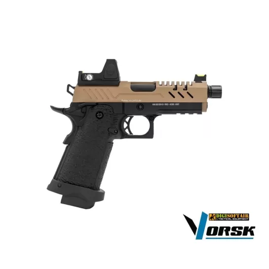 Vorsk Hi-Capa 3.8 PRO Tan/Bronze with Red Dot