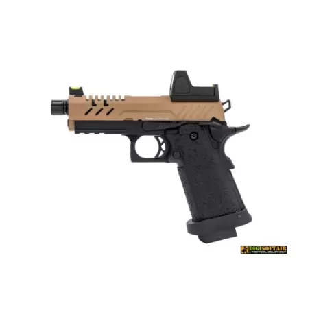 Vorsk Hi-Capa 3.8 PRO Tan/Bronze with Red Dot