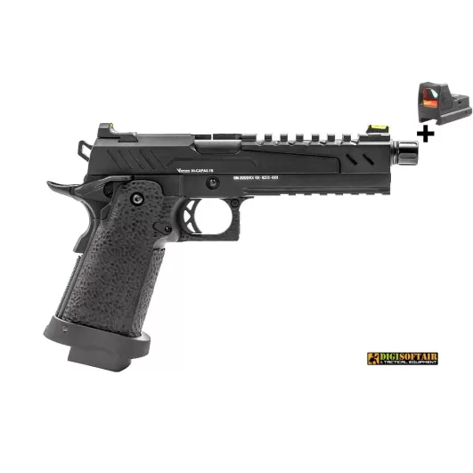 Vorsk Hi-Capa 5.1S Black color, red dot incluso