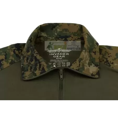 Invader Gear Combat Shirt Marpat DIGITAL WOODLAND