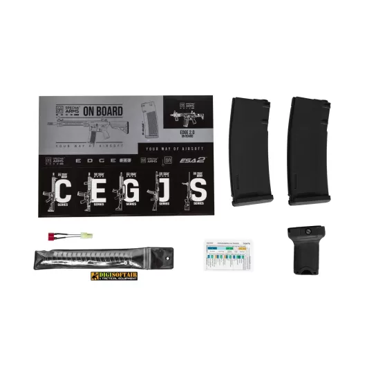 Specna Arms Digi Softair Custom 11.1v ready SA-E12 EDGE 2.0 GATE ASTER carbine replica black