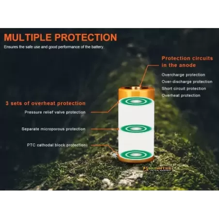 Fenix battery 18350 1100mAh ARB-L18-1100