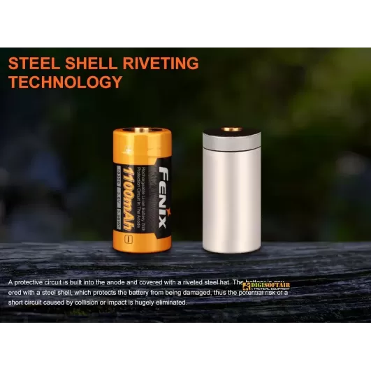 Fenix battery 18350 1100mAh ARB-L18-1100