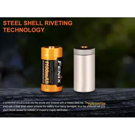 Fenix battery 18350 1100mAh ARB-L18-1100