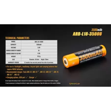 Buy FENIX battery 3500mAh ARB-L18-3500U