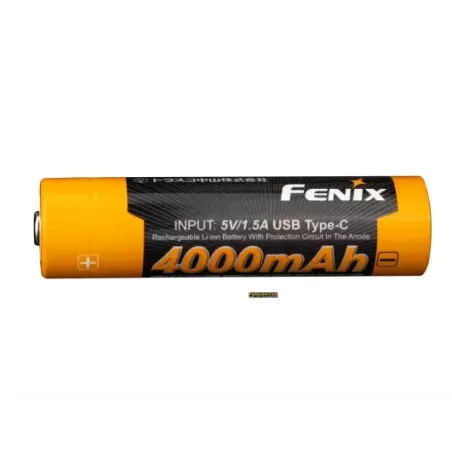 Fenix ARB-L18-4000U 18650 — 4000 mAh USB-C Rechargeable Battery Fenix ARB-L18-4000U 18650 — 4000 mAh USB-C Rechargeable Battery