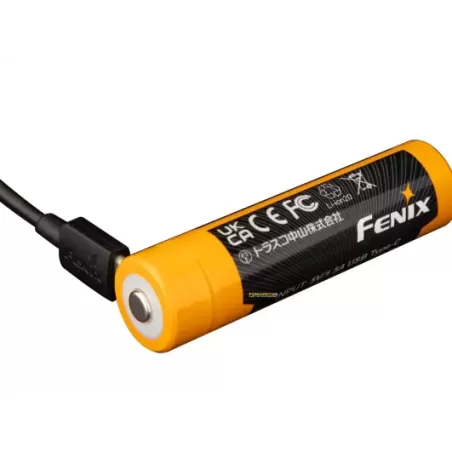 Fenix ARB-L18-4000U 18650 — 4000 mAh USB-C Rechargeable Battery Fenix ARB-L18-4000U 18650 — 4000 mAh USB-C Rechargeable Battery