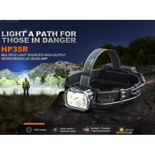 Fenix HP35R Professional Rechargeable Headlamp 4000 lumen