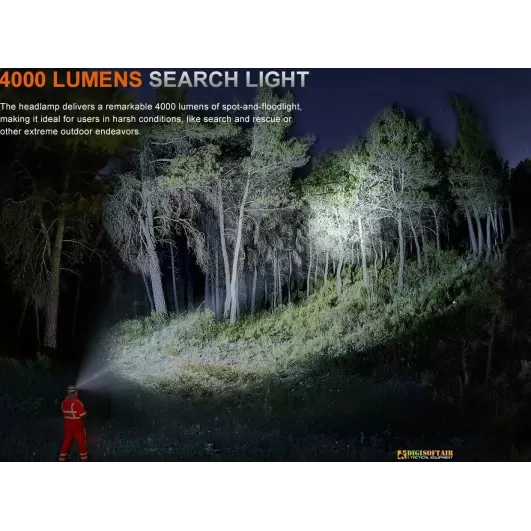 Fenix HP35R Professional Rechargeable Headlamp 4000 lumen