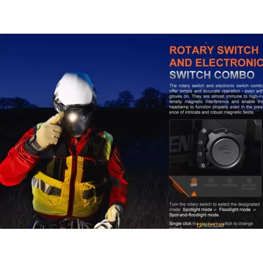 Fenix HP35R Professional Rechargeable Headlamp 4000 lumen