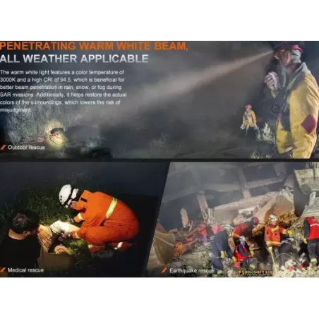 Fenix HP35R Professional Rechargeable Headlamp 4000 lumen