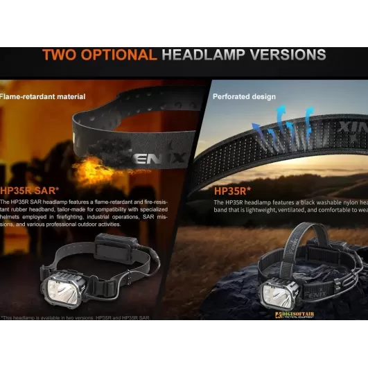 Fenix HP35R Professional Rechargeable Headlamp 4000 lumen