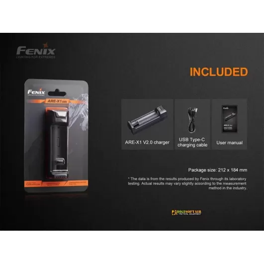 Fenix ARE-X1 V2.0 USB-C Battery Charger Li-ion Ni-MH