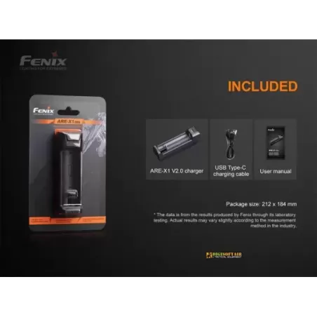 Fenix ARE-X1 V2.0 USB-C Battery Charger Li-ion Ni-MH
