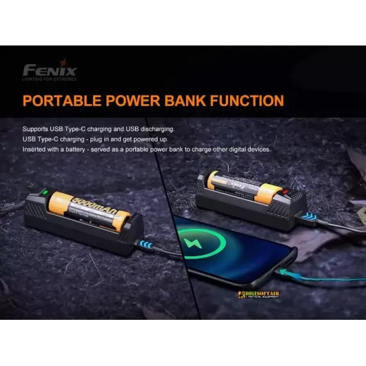 Fenix ARE-X1 V2.0 USB-C Battery Charger Li-ion Ni-MH