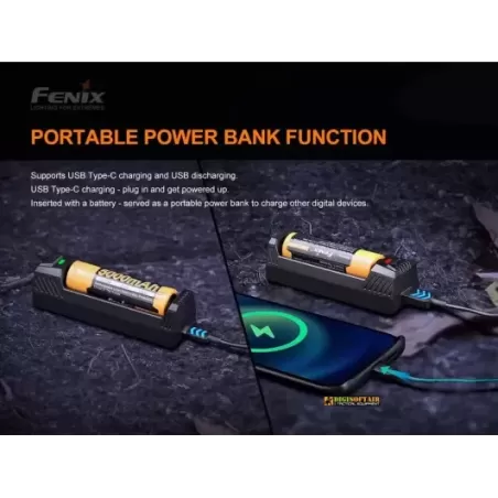 Fenix ARE-X1 V2.0 USB-C Battery Charger Li-ion Ni-MH
