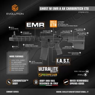 Vendita online Evolution Ghost S EMR Carbontech ETU EC31AR-ETU 2