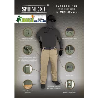 Vendita online SFU Special Forces Uniform NEXT Pants Black Helikon Tex 2