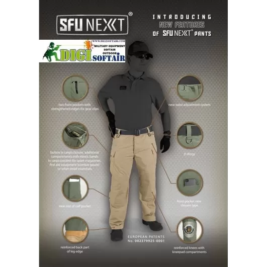 Buy SFU Special Forces Uniform NEXT Pants Black