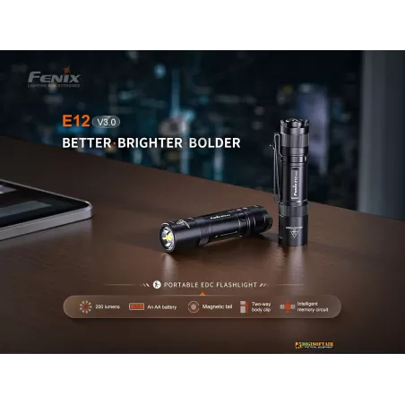 Fenix E12 V3.0 Torcia 200 lumen