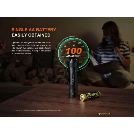 Fenix E12 V3.0 Torcia 200 lumen