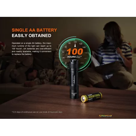 Fenix E12 V3.0 Torcia 200 lumen