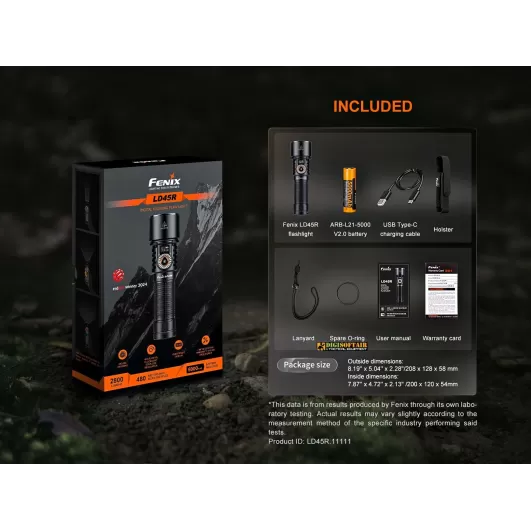 Fenix Torcia LD45R 2800 Lumens