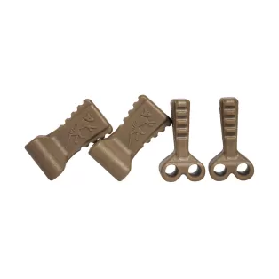 Tasmanian Tiger Bungee Cord Set Fastening Set Coyote brown 2