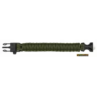 Buy Green paracord bracelet with whistle and