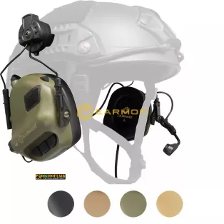 Earmor M32H Plus Tactical Communication Hearing Protector FAST Foliage green