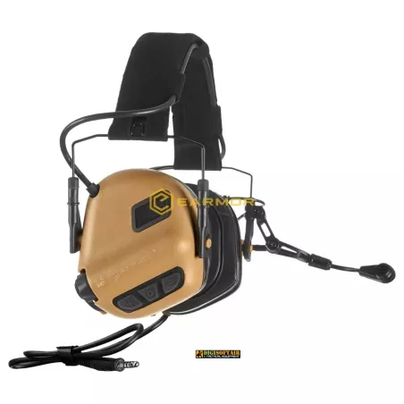 Tactical Earmor M32 Plus Electronic Headset Coyote 