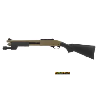 Vendita online Secutor Velites Ferrum S IX TAN Fucile a pompa a Molla Full metal sav0033 2