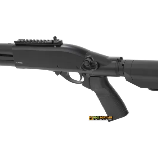 Secutor Velites Ferrum S VI Black Fucile a pompa a Molla Full metal SAV0034